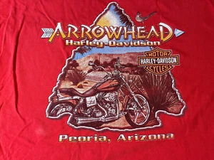 2004 Arrowhead Harley Davidson Peoria Arizona T-Shirt 2XL - Picture 1 of 8