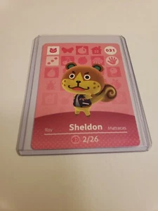 !SUPER SALE! Sheldon # 031 Animal Crossing Amiibo Karte Horizons Serie 1 NEUWERTIG! - Bild 1 von 1