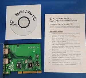 SIIG SATA II-150 PCI SATA 1.5Gb/s - PCI | SC-SA0012-S1 - Picture 1 of 5