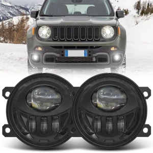 2PCS LED Fog Lights Lamps For Jeep Renegade 2015 2016 2017 2018 Plug and Play - Picture 1 of 6