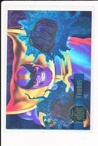 1995 Flair Marvel Annual Powerblast Insert #21 Thanos - Picture 1 of 2