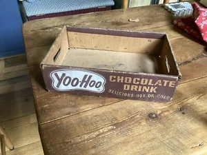 Vintage Yoo-Hoo Schokolade Getränkekiste aus Karton - Bild 1 von 6