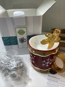 SCENTSY WALL PLUG IN WAX WARMER Gingerbread Man Christmas New - Picture 1 of 10
