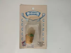 Casa delle Bambole Cesto Miniatura di Verdure Miste Pollice Tesori Cuore Tenero - Foto 1 di 5