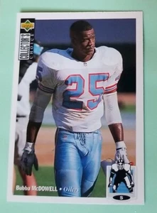 1994 Collector's Choice Football Card #229 Bubba McDowell - Houston Oilers  - Picture 1 of 2