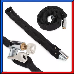 Cavo Sicurezza Antifurto Lucchetto Catena per Bici Bicicletta da Moto Scooter - Foto 1 di 9