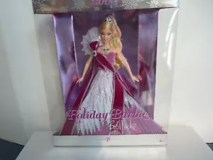 Barbie Holiday 2005 bambola edizione Bob Mackie in abito bordeaux - come nuova - senza scatola! - Foto 1 di 4