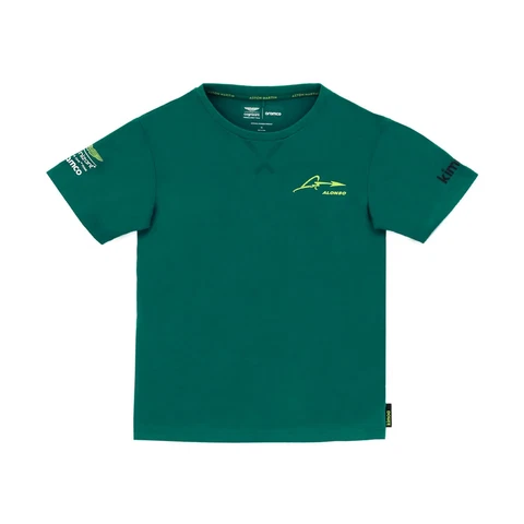 2023 Aston Martin UK F1 Mens Alonso Kimoa T-shirt green size S Cover
