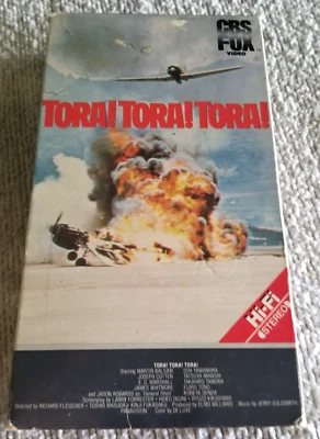 Tora! Tora! Tora! VHS Movie Hi-Fi Stereo - 1984 CBS FOX Edition - Ex Rental - Image 1 of 4