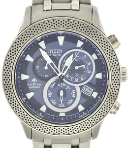 Citizen Eco-Drive Herren- Alarm- Chronograph Ref. E670-S043743 Funkuhr ltd. Ed. - Bild 1 von 11