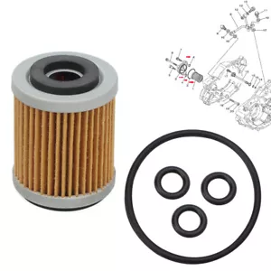 Oil Filter Cover O-Rings Oil Filter Set For Yamaha WR250F YZ250F WR426F YZ426F - Picture 1 of 10