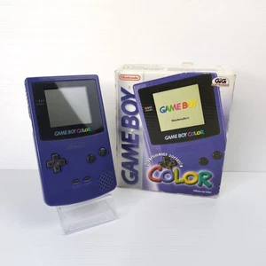 Nintendo GAME BOY COLOR Viola Console Portatile con SCATOLA Originale - Picture 1 of 15