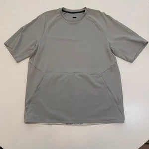 Lululemon Mobility Train SS Shirt Athletic Fit Moisture Wicking Gray Mens Size L - Picture 1 of 5