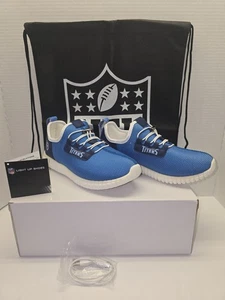 Fanatics Tennessee Titans LED Light Up Shoes Size 7.5 Youth With NFL Bag - Picture 1 of 9