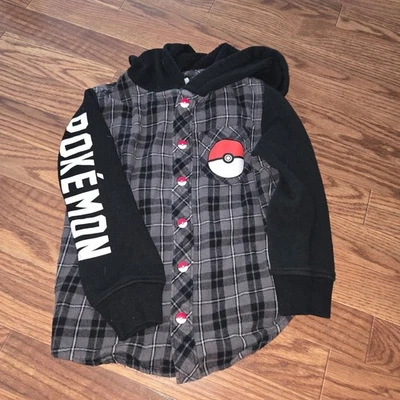 Sudadera con Capucha Pokemon Pikachu Gráfica Manga Larga Franela Niños XS [2017] Foto 1 de 4