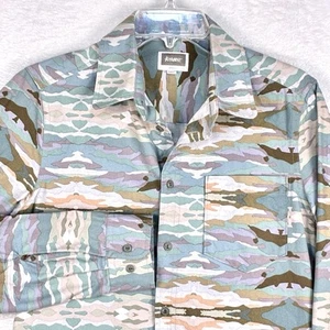 Altamont Y2K Men S Paint By Number Pastel AOP Camo Skater Canvas Work Art Shirt - Picture 1 of 10