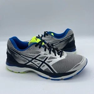 Asics Gel-Cumulus 18 T6C3N Herren Größe 10,5 Laufschuhe weiß schwarz blau Sneaker - Bild 1 von 10