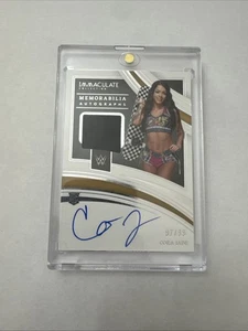 2022 WWE Immaculate Collection Cora Jade Auto Memorabilia Patch Relic 97/99 🔥 - Bild 1 von 2