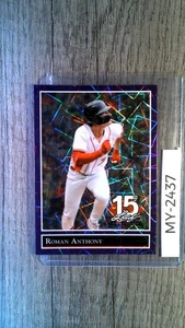 ROMAN ANTHONY 2025 LEAF 15 #92B144 '92 LEAF PURPLE LAZER 6/7 - Bild 1 von 2