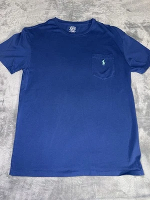 Polo Ralph Lauren Hombre Informal Manga Corta Camiseta Talla Pequeña Azul Foto 1 de 4