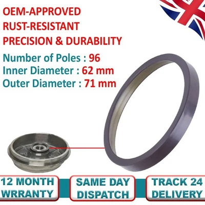 REAR - MAGNETIC ABS SENSOR RING For Fiat Panda Mk2 (09.2003-ON) - Image 1 of 4