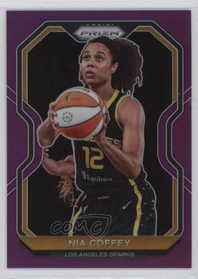 2021 Panini Prizm WNBA Purple Prizm /99 Nia Coffey #59 - Image 1 of 2