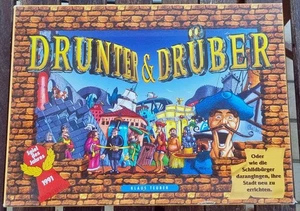 Gesellschaftsspiel DRUNTER UND DRÜBER (Klaus Teuber) Spiel des Jahres 1991 - Bild 1 von 2