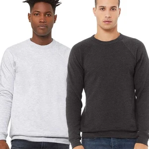 Sudadera BELLA + CANVAS Unisex Esponja Polar Raglán Cuello Redondo - 3901 - Imagen 1 de 11