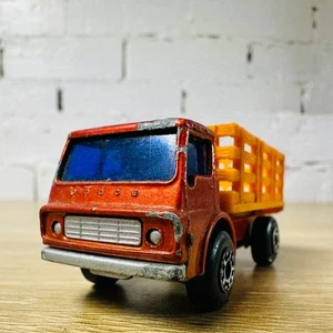 Dodge Cattle Truck Lesney Matchbox 1977 Bronze Orange Yellow MB71 - Picture 1 of 15