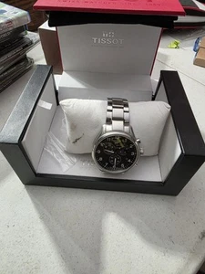 Tissot T-Sport Chronograph XL T116617A Blue Sapphire Crystal 100mm SS With Box - Picture 1 of 6