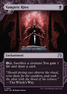 MTG-NM Playset X4 - Vampiric Rites - #37 - Wilds of Eldraine: Enchanting Tales - Bild 1 von 1
