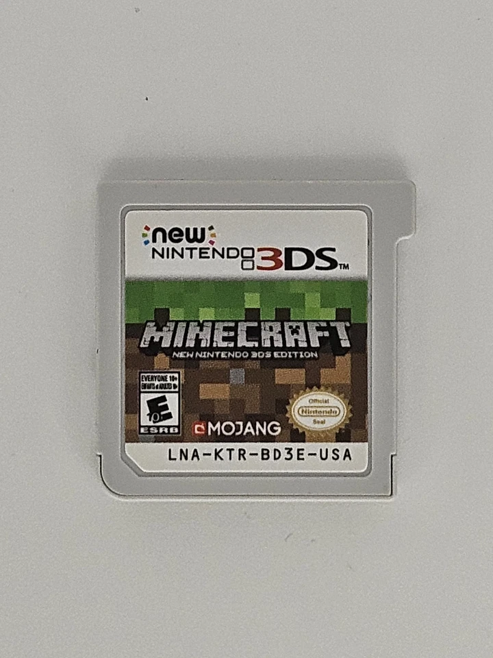 Minecraft. NEW3DS ONLY. Authentic. Cart Only. Tested. Good Condition! Foto 1 de 1