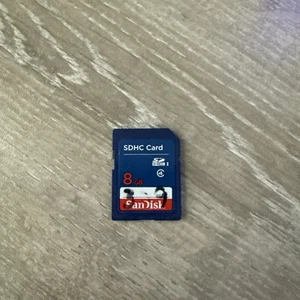 Sandisk 8GB SDHC Card Used Tested Working Memory Card - Picture 1 of 1