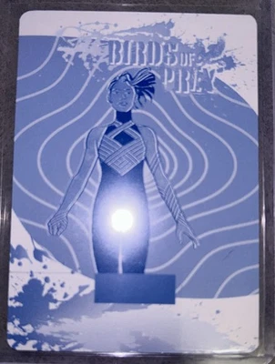 DC Annual UD 1/1 Cyan Printing Plate One Of One SIN Rare DC Card Collectible - Image 1 of 4