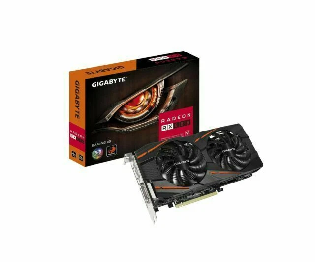 GIGABYTE AMD Radeon RX 580 Computer Graphics 4 GB Memory Cards for