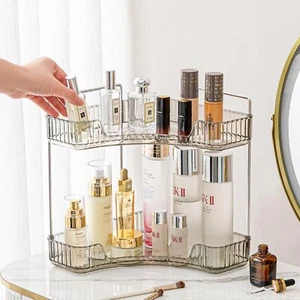 Corner Bathroom Counter Organizer Bathroom Countertop Shelf Makeup Organizer For - Picture 1 of 6
