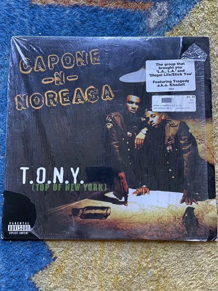 CAPONE-N-NOREAGA - T.O.N.Y. (TOP OF NEW YORK) (12")  1997!!  RARE!!!  TRAGEDY!!! Foto 1 de 4