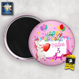 10 pz calamita magnete personalizzato COMPLEANNO, FESTA, FINE FESTA, REGALO - Picture 1 of 1