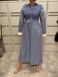 Abito vintage Sears JR Bazaar Gingham Prairie - taglia 7 - Foto 1 di 12