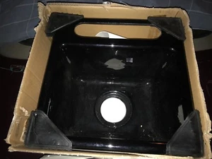 NIB Black Song Calypso Under Mount Entertainment Sink 8” Deep Large Bowl Premium - Picture 1 of 11