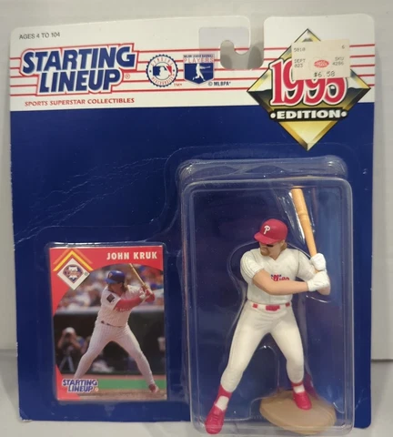1995 Starting Lineup John Kruk Philadelphia Phillies Baseball Figure MLB  N-I-P Cover