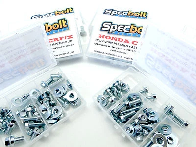 ПОЛНЫЙ ПЛАСТИКОВЫЙ КОМПЛЕКТ БОЛТОВ HONDA CRF CRFX 125 250 450 500 ПАНЕЛЕЙ КУЗОВА БАК СИДЕНЬЯ - Изображение 1 из 2