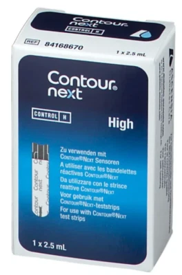 Contour XT Kontrolllösung Hoch Präzise Blutzucker-Testüberprüfung Lösung