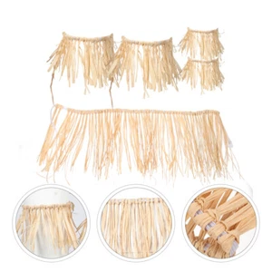 Rafi Props Men and Women Banquet Hawaiian Skirt Hulu Dancer Costume for Girls - Bild 1 von 12