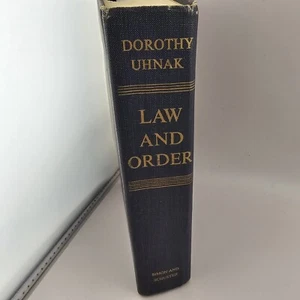 1973 Law And Order by Dorothy Uhnak Hardcover NO Jacket 1st Edt - Bild 1 von 5