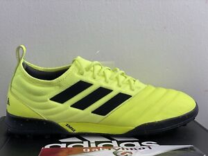 Adidas Copa 19.1 TF “Solar Yellow” F35511 Men’s Size 9.5 Soccer Turf Shoes
