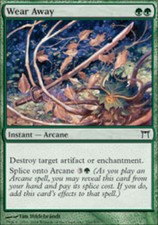 4x Wear Away MTG Champions of Kamigawa NM Magic Regular