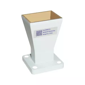Antena klaksonowa standardowego wzmocnienia WR62, 11,9-18,0 GHz, wzmocnienie nominalne 10-20 dBi, SMA-F - Zdjęcie 1 z 52