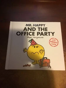 MR HAPPY AND THE OFFICE PARTY HARDBACK BIRTHDAY CHRISTMAS MR MEN GROWN UPS - Picture 1 of 2