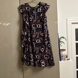 Boboli Kleid, 162cm, Blau, Rot, Weiß, Raffinierter Schnitt - Bild 1 von 8